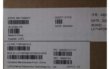 Lenovo 5M11N99570 MECH_ASM BL KB BK WW DEN SRX