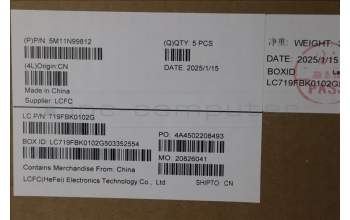 Lenovo 5M11N99812 MECH_ASM FRU KBD CCV JPN (CHY) JP BK