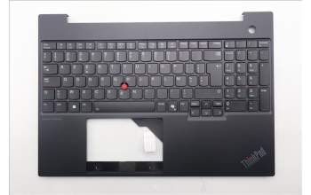 Lenovo 5M11N99848 C-Cover with keyboard, Belgian, Black, Backlight, UK