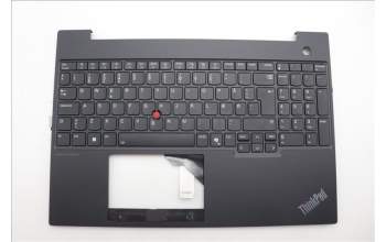 Lenovo 5M11N99852 C-Cover with keyboard, Danish, Black, Backlight, UK
