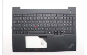 Lenovo 5M11N99882 C-Cover with keyboard, Russian, Black, Backlight, US