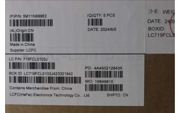 Lenovo 5M11N99963 MECH_ASM FRU SPA (SRX) UK BK