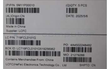 Lenovo 5M11P00010 MECH_ASM FRU SWE/FIN (LTN) UK BK