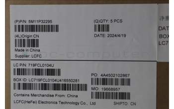 Lenovo 5M11P32295 MECH_ASM FRU ENG BL (CHY) US BK