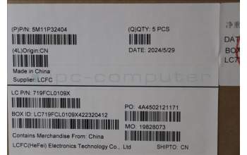 Lenovo 5M11P32404 MECH_ASM FRU POR BL (SRX) UK BK