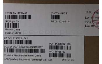 Lenovo 5M11P32452 MECH_ASM FRU SWS BL (SRX) UK BK