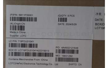 Lenovo 5M11P35001 MECH_ASM GRP_KBD_BZL_CZE/SLK_WL_LG_LTN