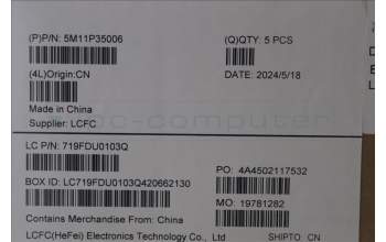 Lenovo 5M11P35006 MECH_ASM GRP_KBD_BZL_FRA_WL_LG_LTN