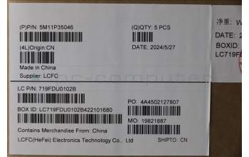 Lenovo 5M11P35046 MECH_ASM GRP_KBD_BZL_GRE_WW_LG_CHY