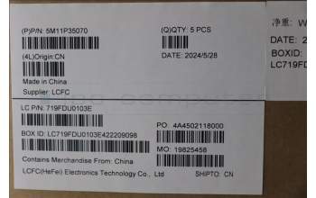 Lenovo 5M11P35070 MECH_ASM GRP_KBD_BZL_ARA_WW_LG_LTN