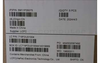 Lenovo 5M11P35075 MECH_ASM GRP_KBD_BZL_CZE/SLK_WW_LG_LTN