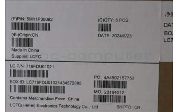 Lenovo 5M11P35082 MECH_ASM GRP_KBD_BZL_GER_WW_LG_LTN