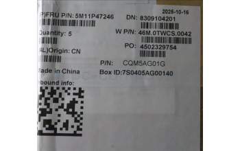 Lenovo 5M11P47246 MECH_ASM NoNFC CCvr+EURO ENG KB ASM,CHY