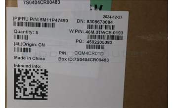 Lenovo 5M11P47490 MECH_ASM NFC CCvr+FRA KB ASM,SRX