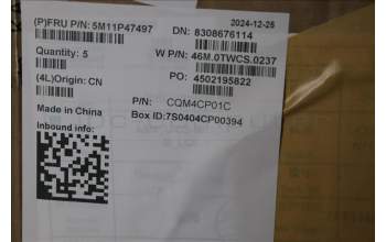 Lenovo 5M11P47497 MECH_ASM NFC CCvr+NOR KB ASM,SRX