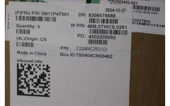 Lenovo 5M11P47501 MECH_ASM NFC CCvr+SWE/FIN KB ASM,SRX