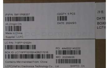 Lenovo 5M11P68357 MECH_ASM BL KB NP BK RUS LTN