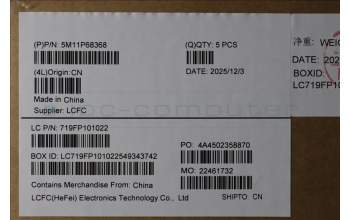 Lenovo 5M11P68368 MECH_ASM BL KB NP BK SWS CHY