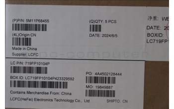 Lenovo 5M11P68455 MECH_ASM BL KB NP BK WW ILD LTN