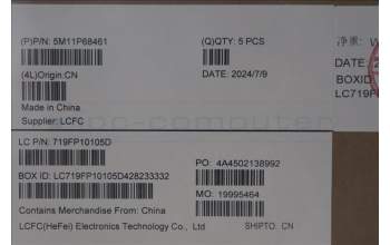 Lenovo 5M11P68461 MECH_ASM BL KB NP BK WW JPN LTN