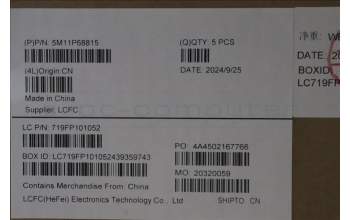 Lenovo 5M11P68815 MECH_ASM BL KB NP BK WW RUS LTN