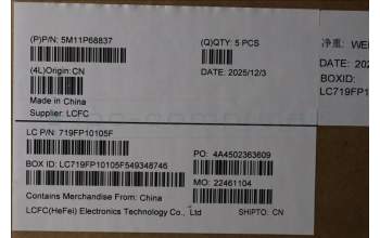 Lenovo 5M11P68837 C-Cover with keyboard, Switzerland, Black, Backlight, WWAN, SIM, UK