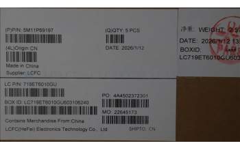 Lenovo 5M11P69197 MECH_ASM KBD Cc GER NBL (LTN) UK WWAN BK