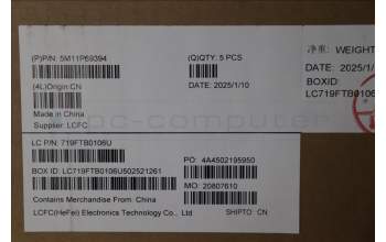 Lenovo 5M11P69394 MECH_ASM KBD CZE/SLK BK BL SRX UK BK