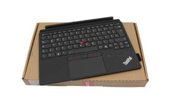 5M11P78571 original Lenovo clavier incl. topcase DE (allemand) noir/noir avec rétro-éclairage et mouse stick