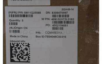 Lenovo 5M11Q25588 MECH_ASM GRP_KBD_BZL_EURO ENG_WL_BK_LTN