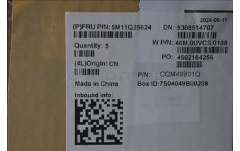 Lenovo 5M11Q25624 MECH_ASM GRP_KBD_BZL_FRA_WL_BK_SRX