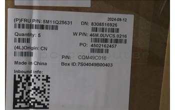 Lenovo 5M11Q25631 MECH_ASM GRP_KBD_BZL_ITA_WL_BK_SRX