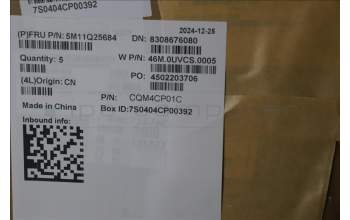 Lenovo 5M11Q25684 MECH_ASM GRP_KBD_BZL_ARA_WW_BK_CHY