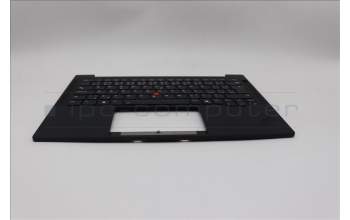 Lenovo 5M11Q25689 C-Cover with keyboard, Czech Slovakian, Black, WWAN, UK