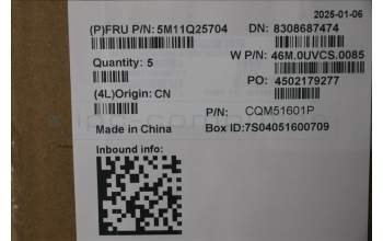 Lenovo 5M11Q25704 MECH_ASM GRP_KBD_BZL_LA SPA_WW_BK_CHY