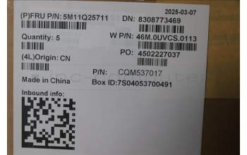 Lenovo 5M11Q25711 MECH_ASM GRP_KBD_BZL_SPA_WW_BK_CHY