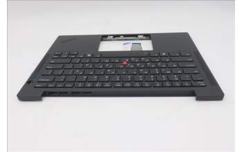 Lenovo 5M11Q54584 C-Cover with keyboard, Greek, Black, Backlight, US