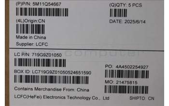 Lenovo 5M11Q54667 MECH_ASM BL KB BK POR SRX