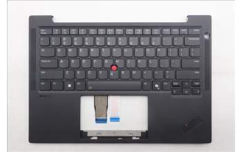 Lenovo 5M11Q54843 C-Cover with keyboard, English, Black, Backlight, US