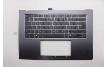 Lenovo 5M11Q55120 C-Cover with keyboard, Spanish, FingerPrint Reader, UK
