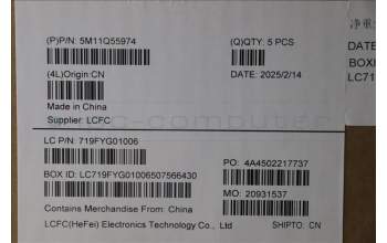 Lenovo 5M11Q55974 MECH_ASM GRP_KBD_BZL_EURO ENG_WL_DB_LTN