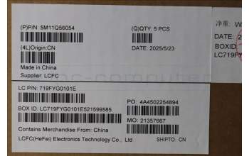 Lenovo 5M11Q56054 MECH_ASM GRP_KBD_BZL_HUN_WW_DB_LTN