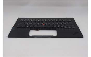 Lenovo 5M11Q56064 C-Cover with keyboard, Russian, Deep Black, FingerPrint Reader, WWAN, US