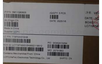 Lenovo 5M11Q60605 MECH_ASM BL KB BK EURO ENG SRX