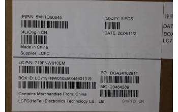 Lenovo 5M11Q60645 MECH_ASM BL KB BK KOR SRX