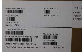 Lenovo 5M11Q60717 MECH_ASM BL KB BK SC ARA SRX