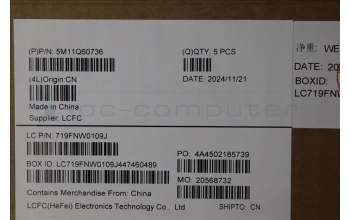 Lenovo 5M11Q60736 MECH_ASM BL KB BK SC BUL SRX