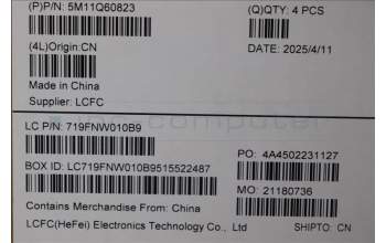 Lenovo 5M11Q60823 MECH_ASM BL KB BK SC ITA CHY