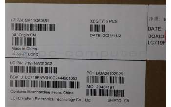 Lenovo 5M11Q60861 MECH_ASM BL KB BK SC SPA SRX