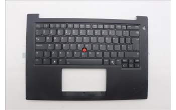Lenovo 5M11Q60887 C-Cover with keyboard, UK English, Black, Backlight, UK